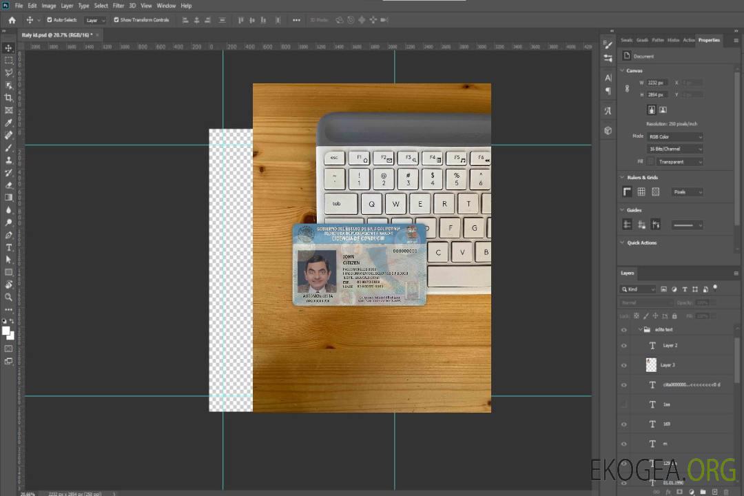 Mexique Baja California permis de conduire photolook AVANT template Mexique Baja California permis de conduire photolook AVANT template